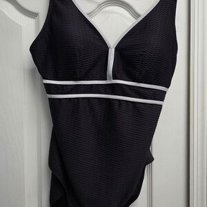 Black and White Women's Swimsuit